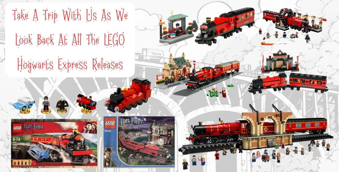 pictures of all the LEGO Hogwarts Express sets