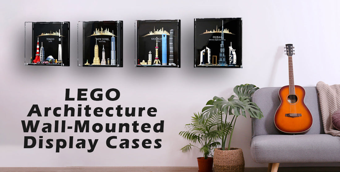 LEGO Architecture Sets on Wall