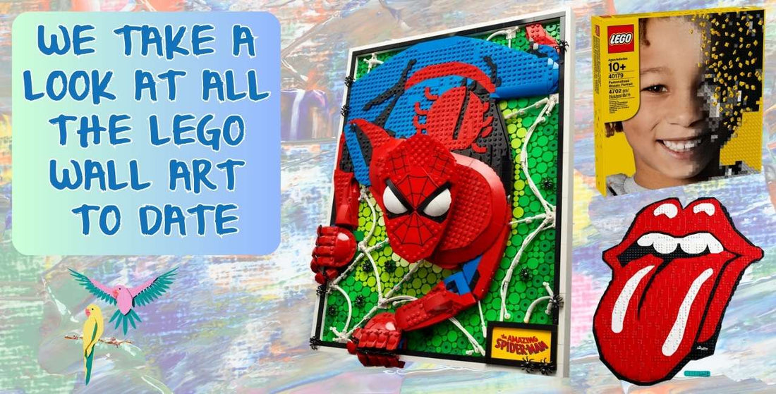 picture of some LEGO art sets