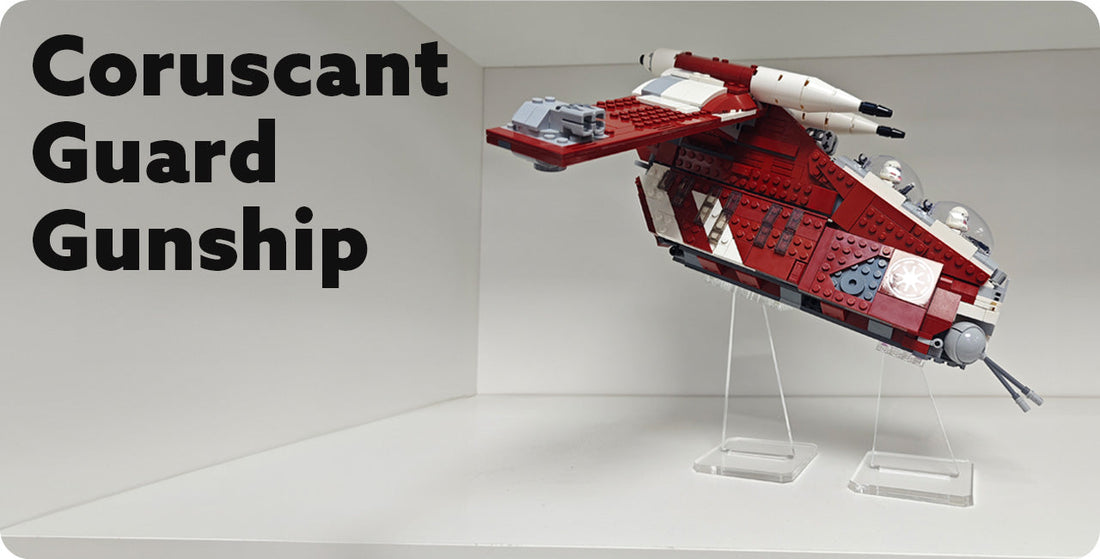 Display Stand for LEGO Coruscant Guard Gunship 75354