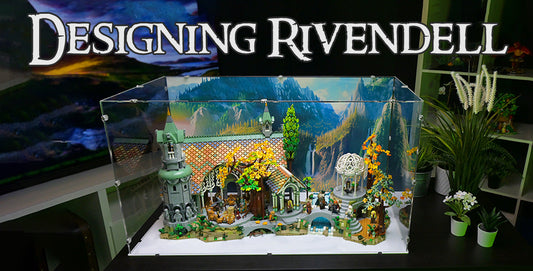 Designing the LEGO Rivendell Printed Background