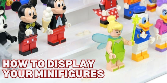 ways to display lego minifigures