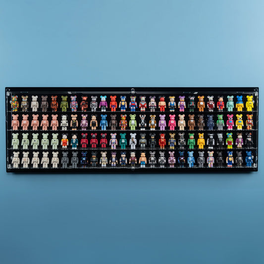 100 Bearbrick 100% Wall Display Case