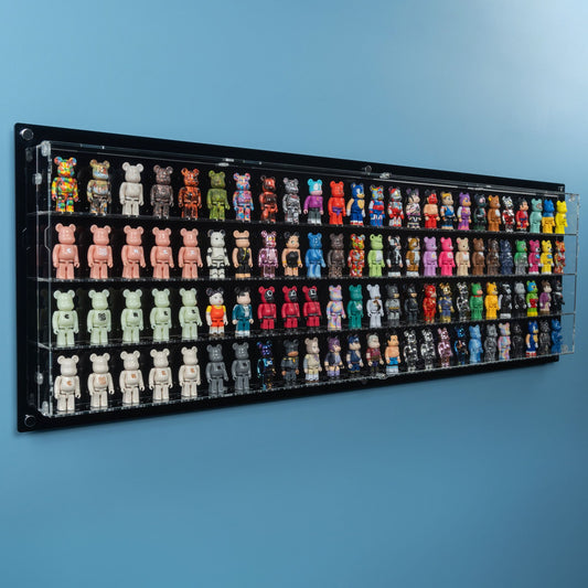100 Bearbrick 100% Wall Display Case