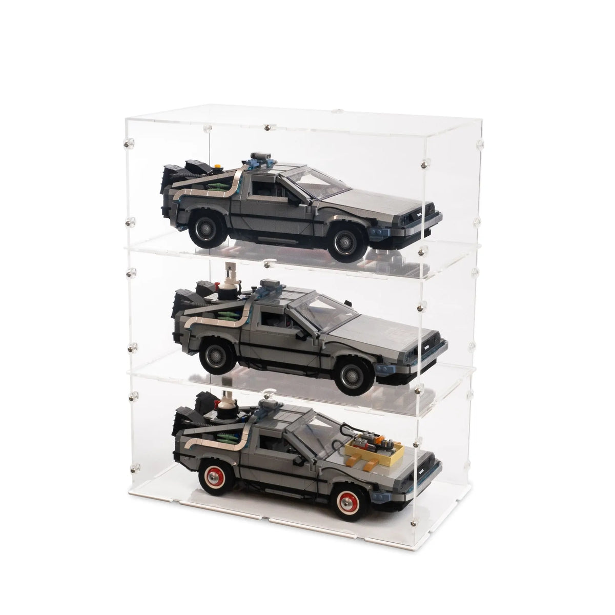 Back to the Future Time Machine Small Display Case for LEGO 10300