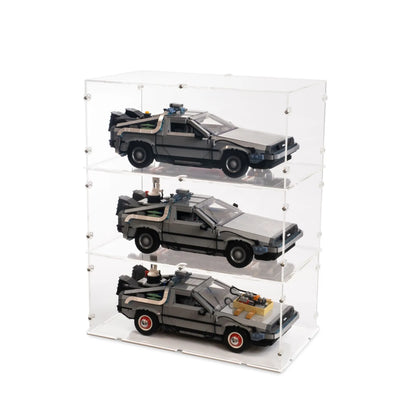 Back to the Future Time Machine Small Display Case for LEGO 10300