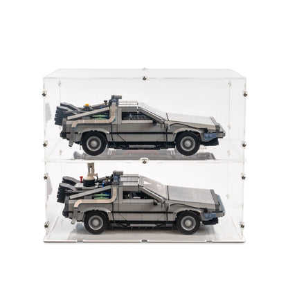 Back to the Future Time Machine Small Display Case for LEGO 10300