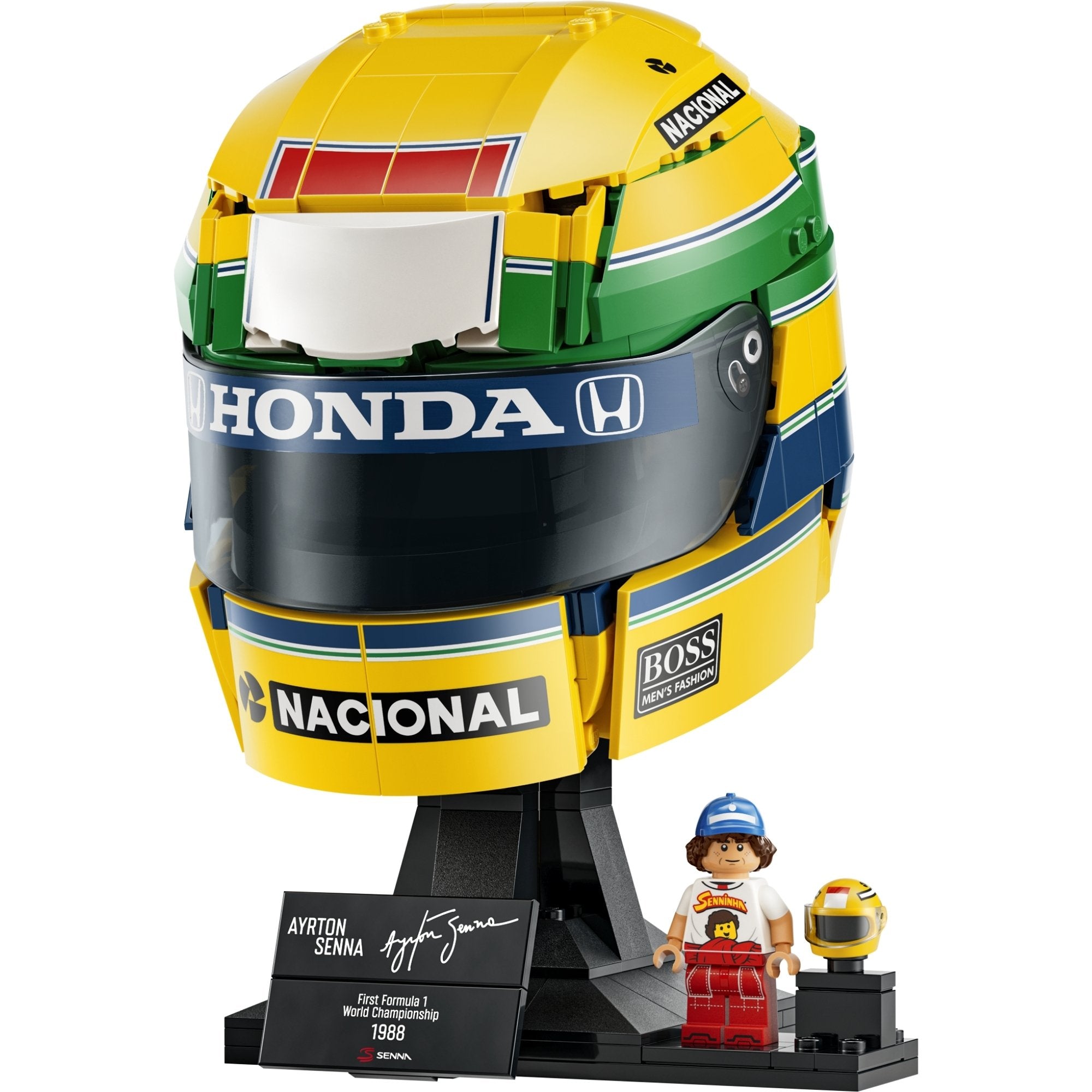 Ayrton Senna Helmet Display Case for LEGO 43024 (Coming Soon ...