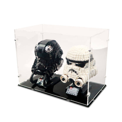 2x Star Wars Helmets Display Case
