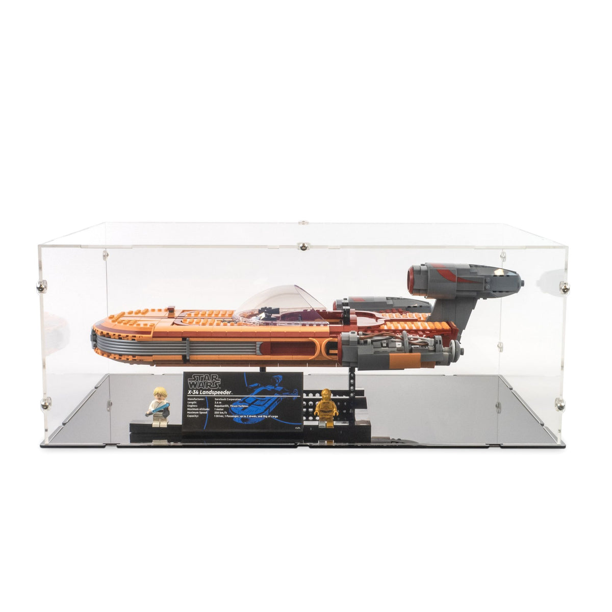 UCS Luke Skywalker’s Landspeeder Display Case for LEGO 75341