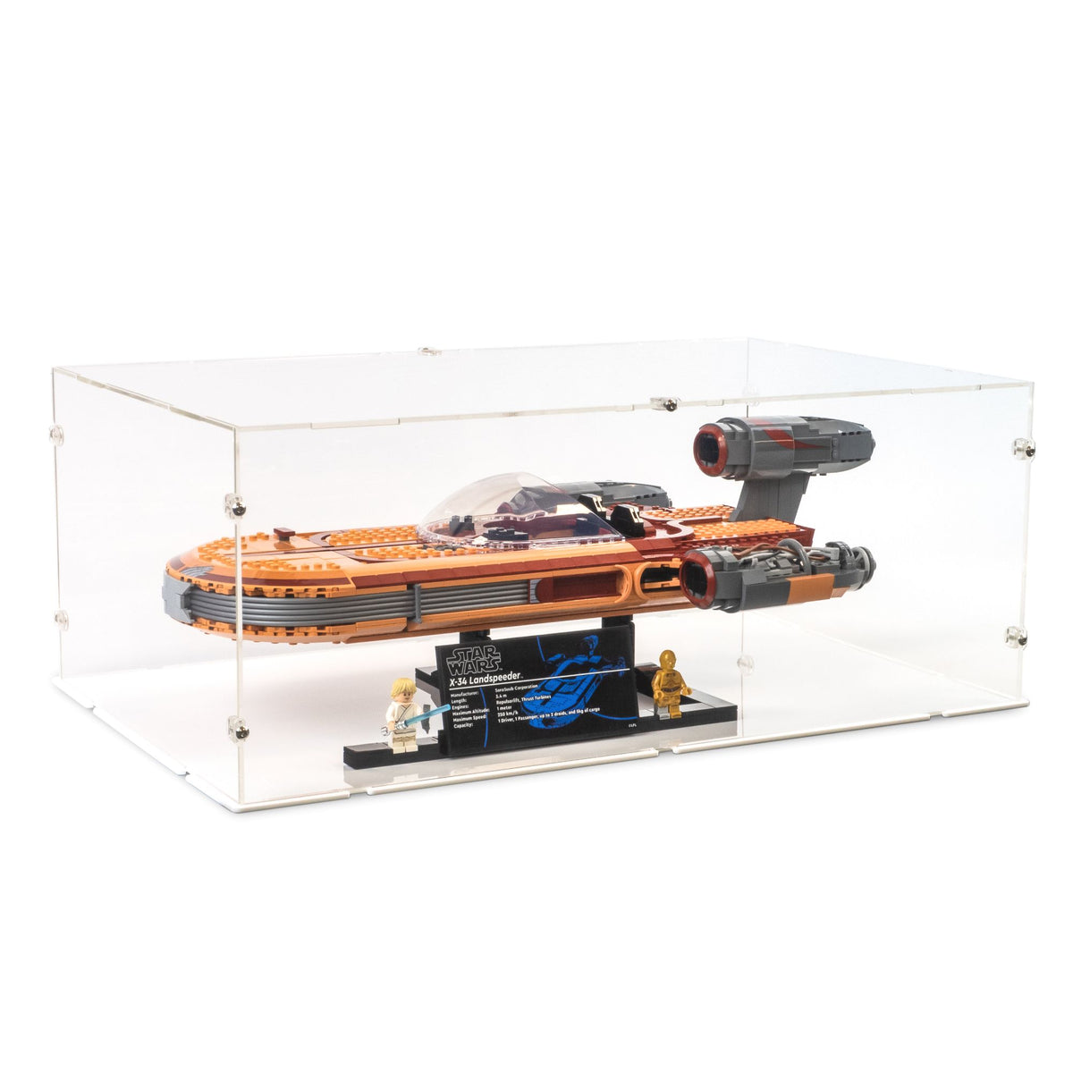 UCS Luke Skywalker’s Landspeeder Display Case for LEGO 75341