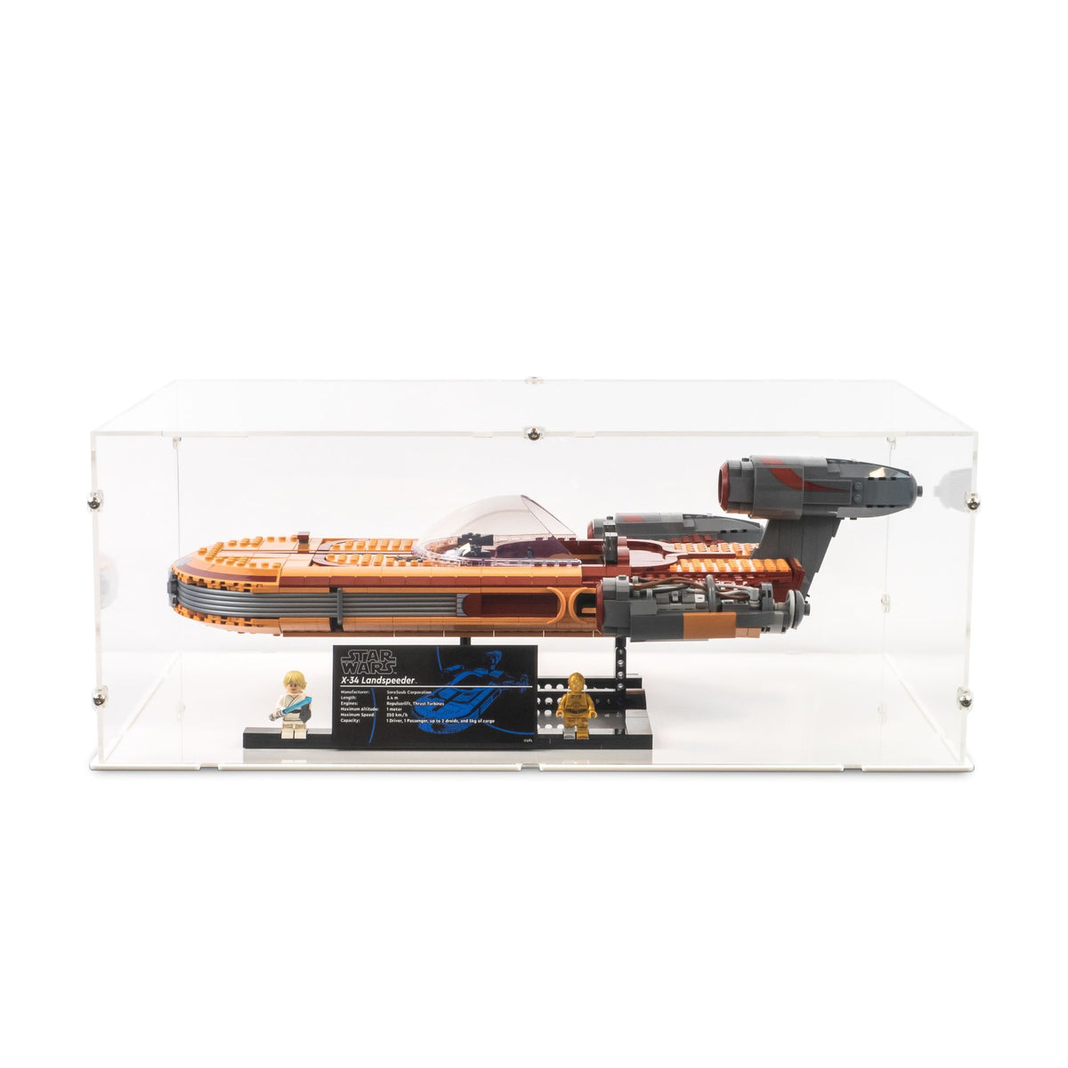 UCS Luke Skywalker’s Landspeeder Display Case for LEGO 75341