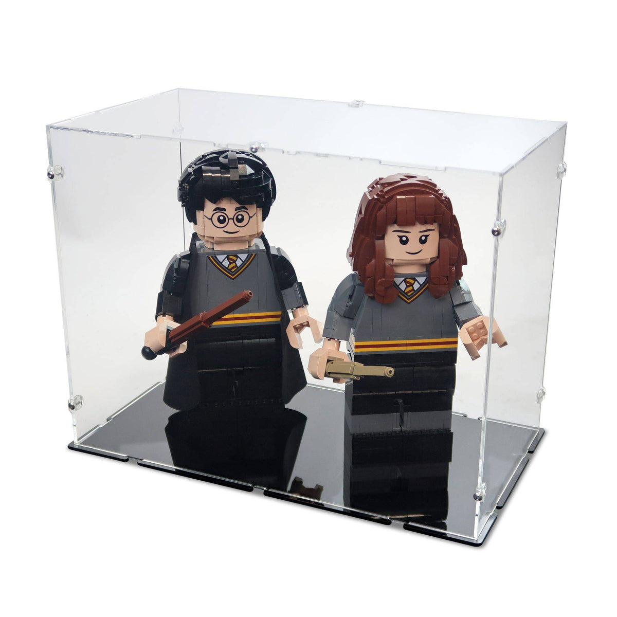 Harry Potter & Hermione Granger Display Case for LEGO 76393