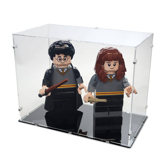 Harry Potter & Hermione Granger Display Case for LEGO 76393