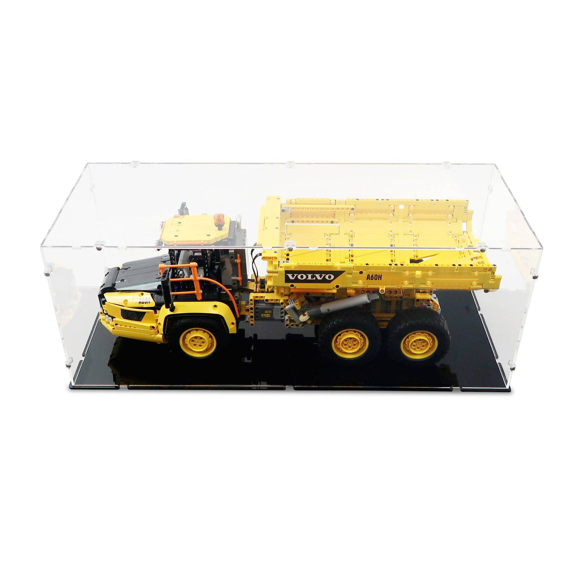6x6 Volvo Articulated Hauler Display Case for LEGO 42114