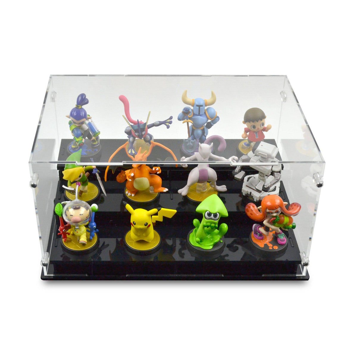12 Nintendo Amiibo Figures Display Case
