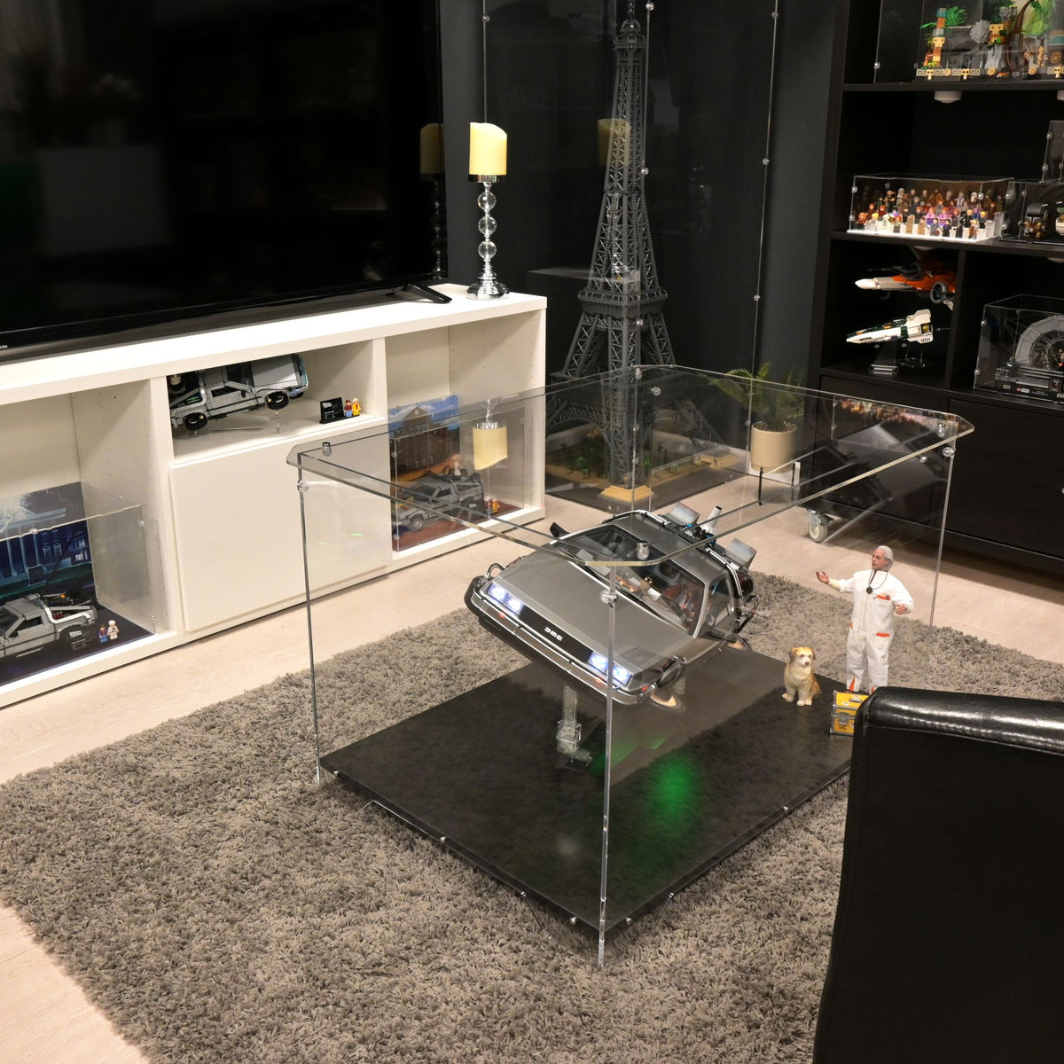 Large Coffee Table for Hot Toys Back to the Future II DeLorean