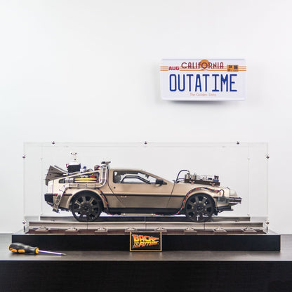 Back to the Future DeLorean Case Cover for Eaglemoss 1/8 Scale