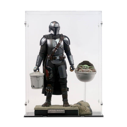 1/6 Scale Mandalorian & The Child Display Case for Hot Toys TMS 015