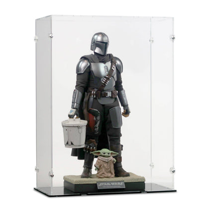 1/6 Scale Mandalorian & The Child Display Case for Hot Toys TMS 015