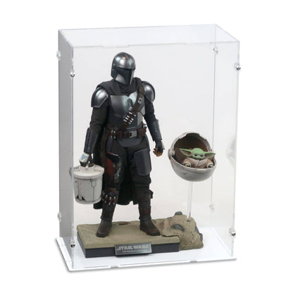 1/6 Scale Mandalorian & The Child Display Case for Hot Toys TMS 015