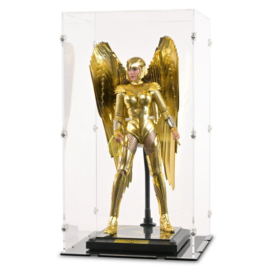 1/6 Scale Golden Armor Wonder Woman Display Case for Hot Toys MMS577