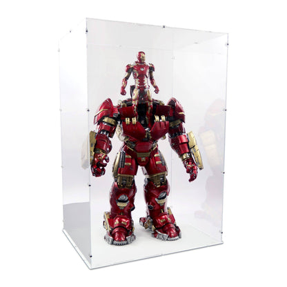 1/6 Scale Hulkbuster & Iron Man (Deluxe) Display Case for Hot Toys