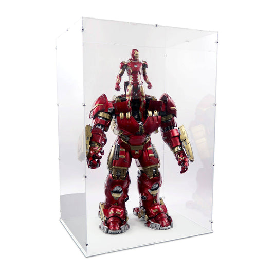 1/6 Scale Hulkbuster & Iron Man (Deluxe) Display Case for Hot Toys