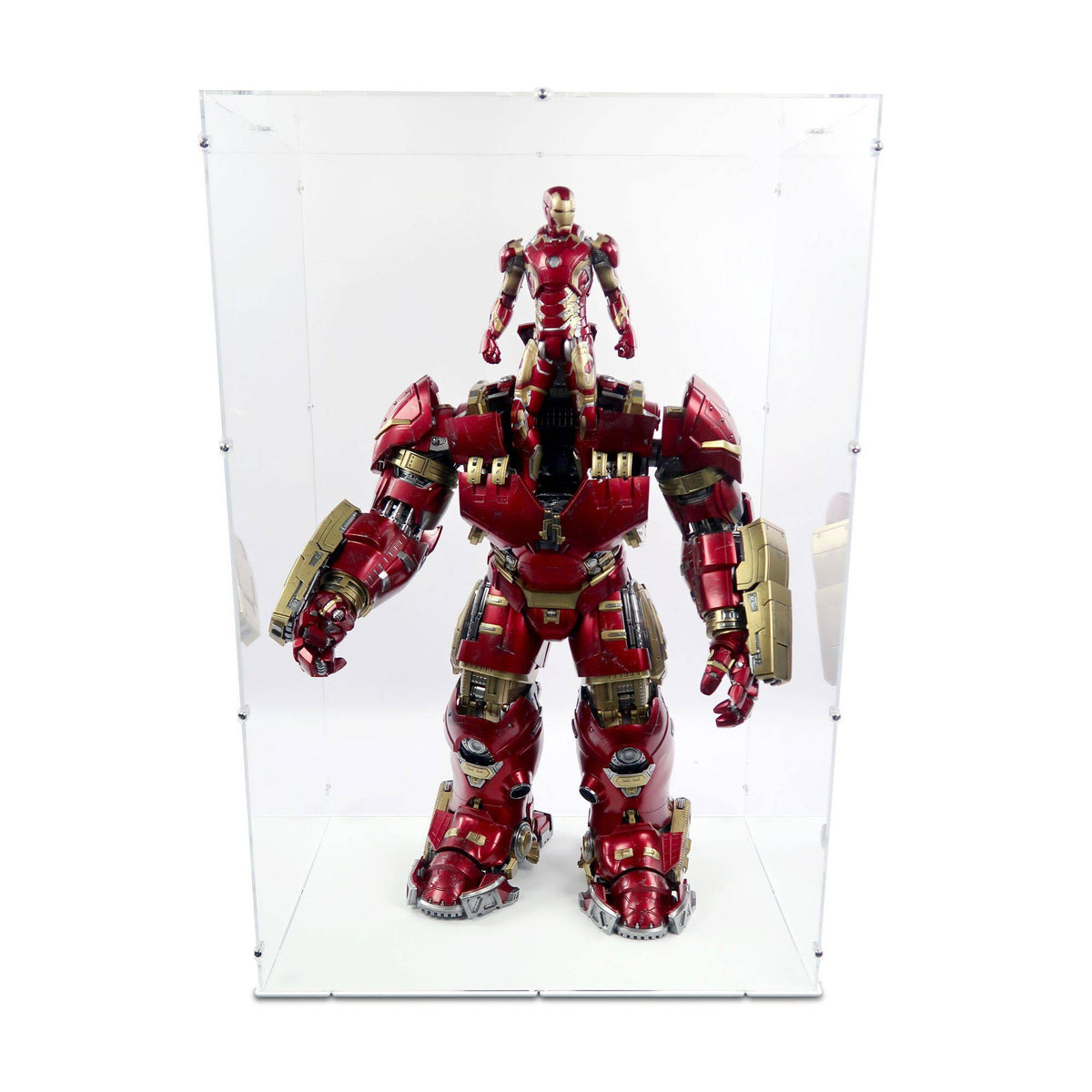 1/6 Scale Hulkbuster & Iron Man (Deluxe) Display Case for Hot Toys