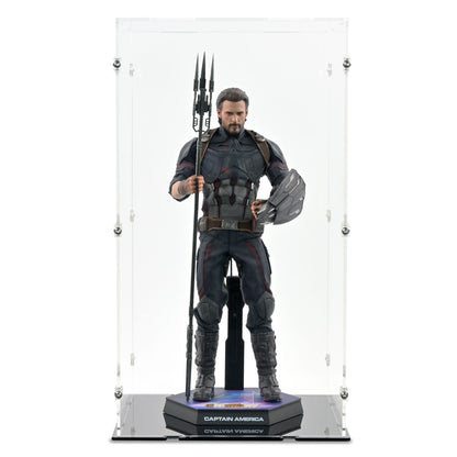 1/6 Scale Captain America Infinity War Display Case for Hot Toys MMS480