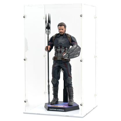 1/6 Scale Captain America Infinity War Display Case for Hot Toys MMS480