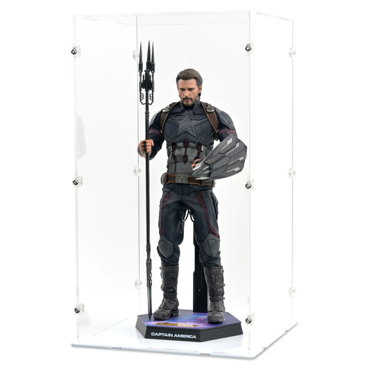 1/6 Scale Captain America Infinity War Display Case for Hot Toys MMS480