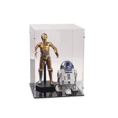 1/6 Scale R2-D2 and C-3PO Display Case for Sideshow Collectibles