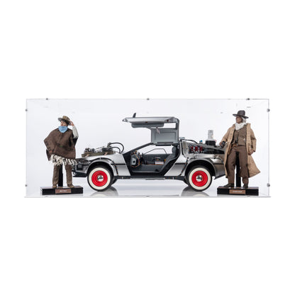 1/6 Scale Back To The Future III DeLorean Display Case for Hot Toys MMS738