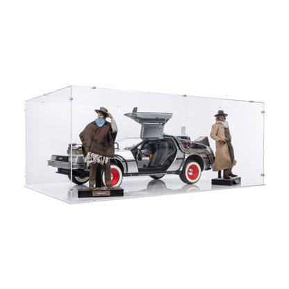 1/6 Scale Back To The Future III DeLorean Display Case for Hot Toys MMS738