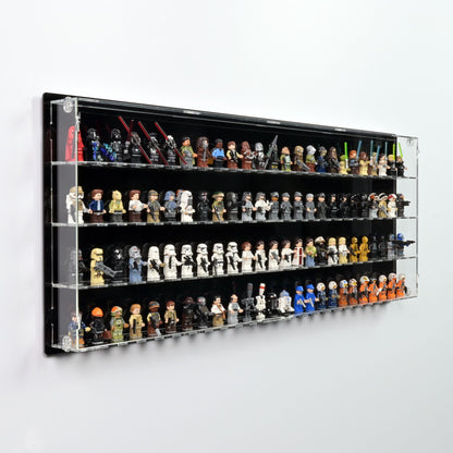 100 LEGO Minifigures Wall Display Case