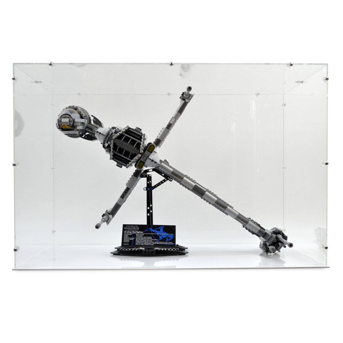 UCS B-Wing Starfighter Display Case for LEGO 10227
