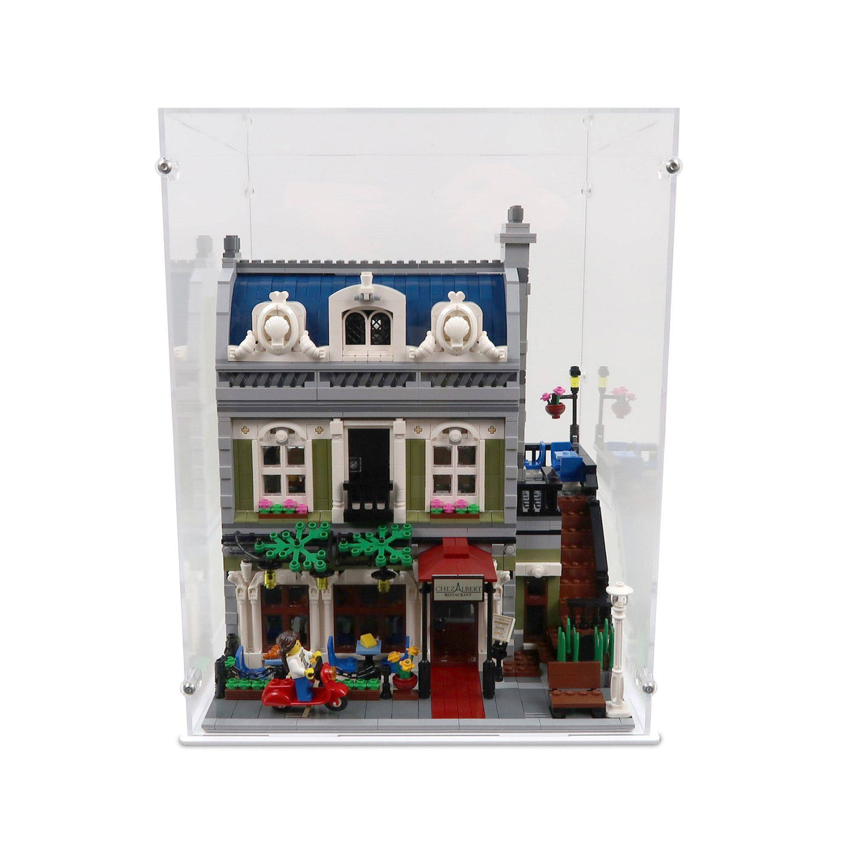 Parisian Restaurant Display Case for LEGO 10243