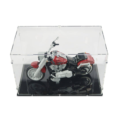 Harley Davidson Fat Boy Display Case for LEGO 10269