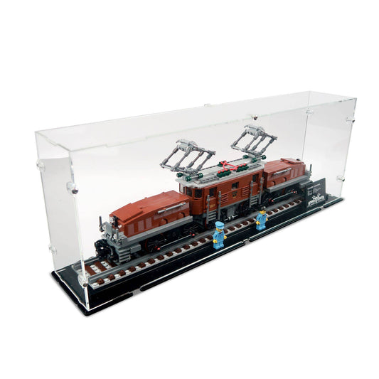 Crocodile Locomotive Display Case for LEGO 10277