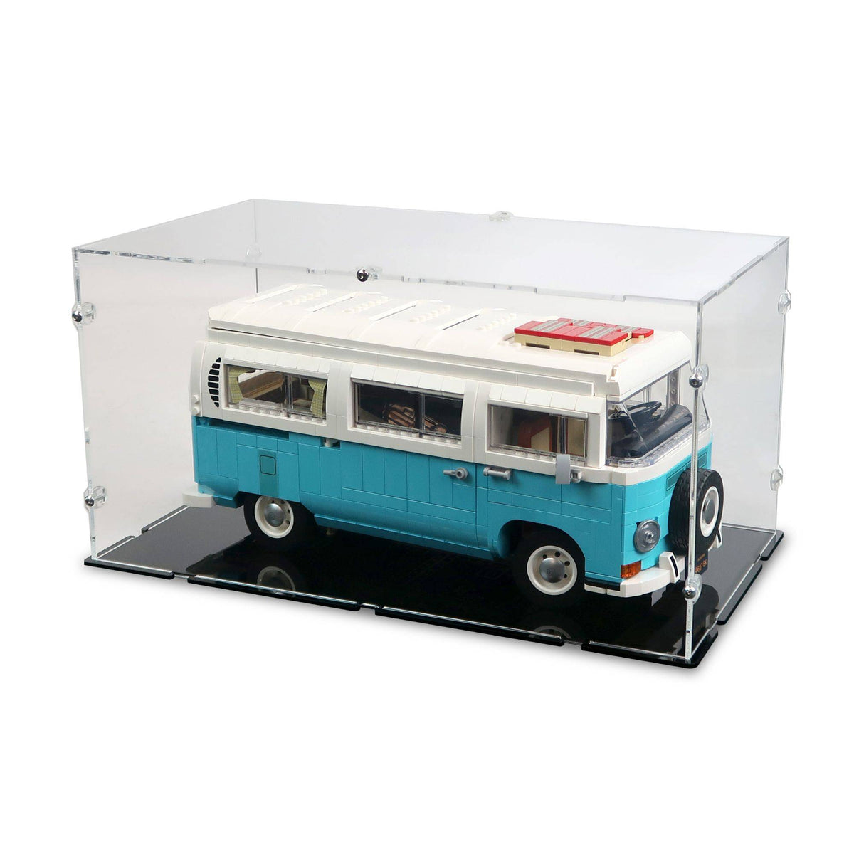 Volkswagen T2 Camper Van Display Case for LEGO 10279 (Small)