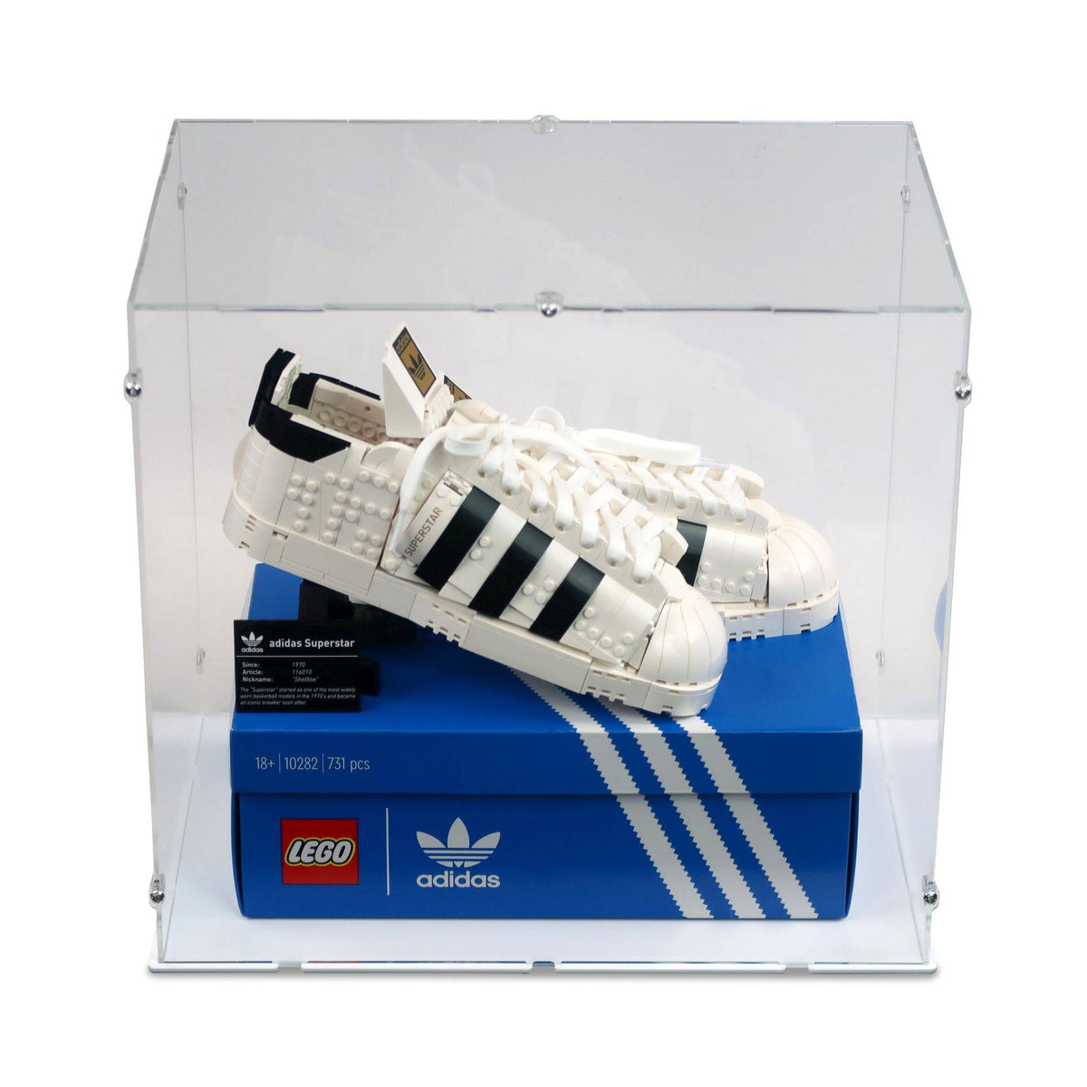 adidas Originals Superstar with Box Display Case for LEGO 10282