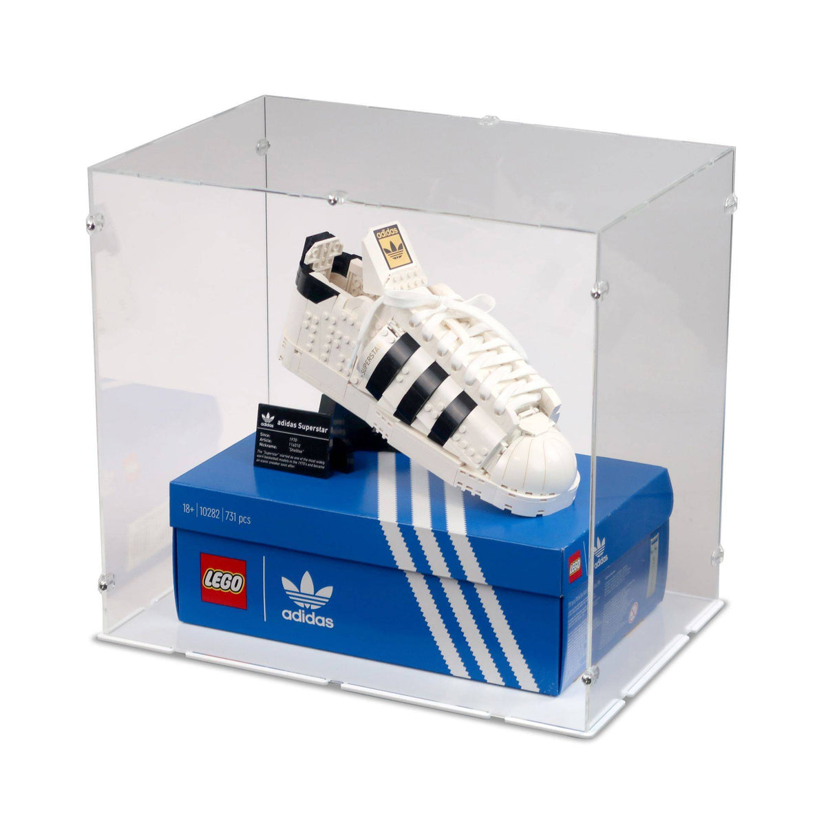 adidas Originals Superstar with Box Display Case for LEGO 10282