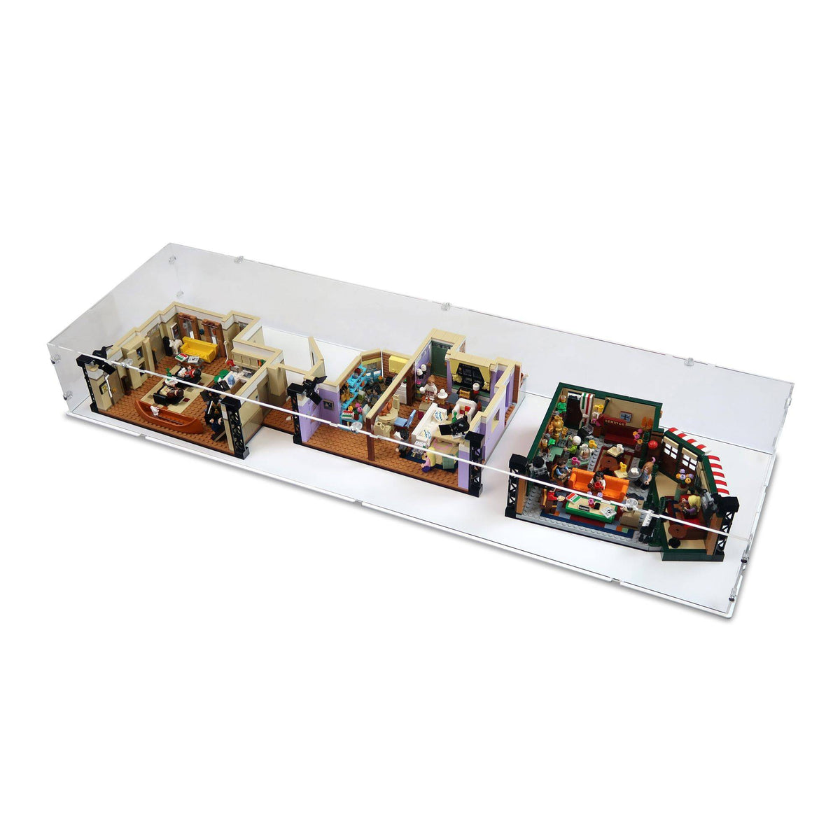 Friends Apartment & Central Perk Display Case for LEGO 10292 / 21319