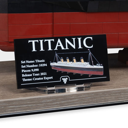Titanic Display Case for LEGO 10294