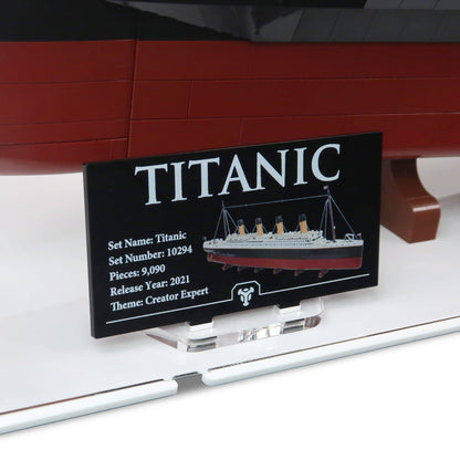 Titanic Display Case for LEGO 10294