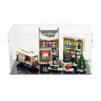 Holiday Main Street Display Case for LEGO 10308