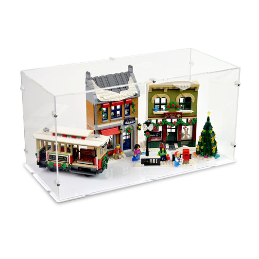 Holiday Main Street Display Case for LEGO 10308