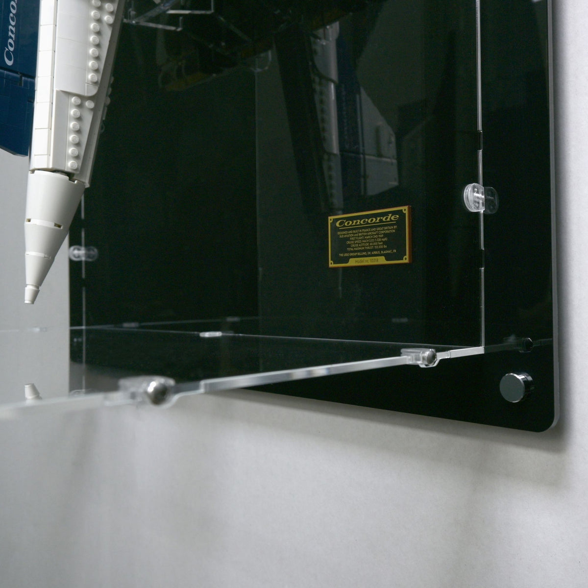 Concorde Wall Display Case for LEGO 10318
