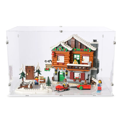 Alpine Lodge Display Case for LEGO 10325
